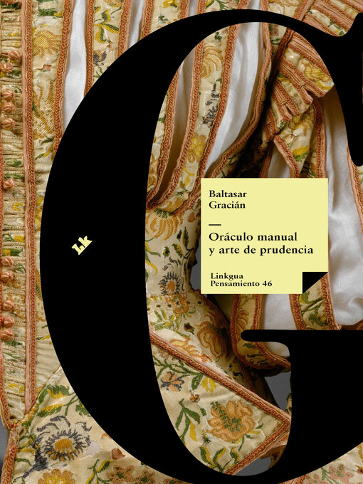 Cover image for Oráculo manual y arte de prudencia